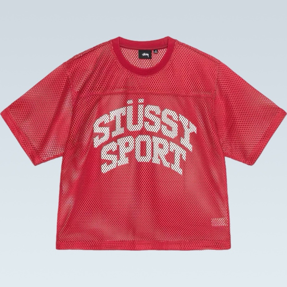 Stussy Red Sport Jersey size L